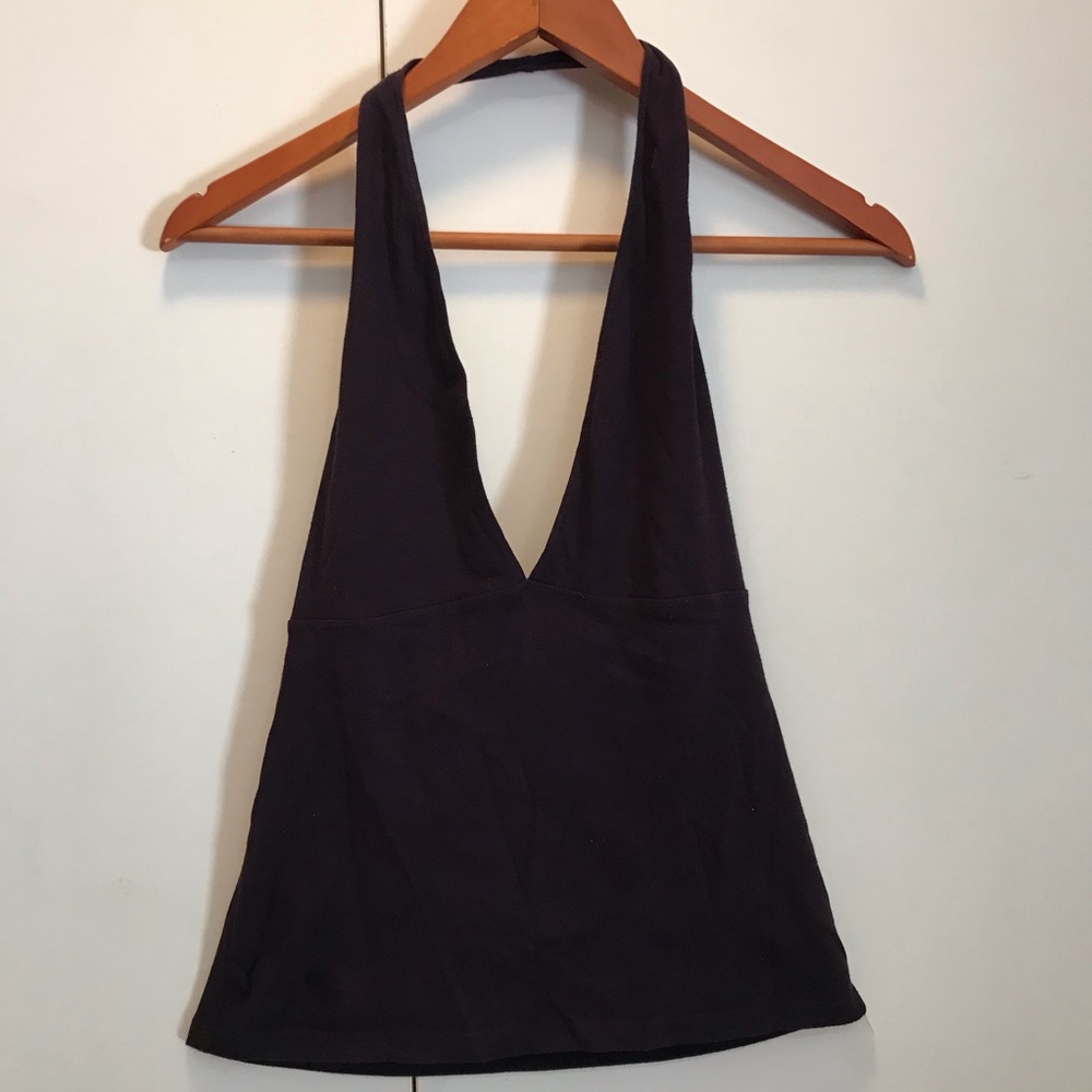 Urban Outfitters burgundy halter tank
